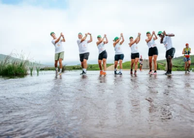 Glencairn Trail Run 2026 Day 1 runners in the Southern Drakensberg