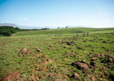 Glencairn Trail Run 2026 Day 1 runners in the Southern Drakensberg