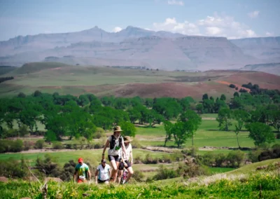 Glencairn Trail Run 2026 Day 1 runners in the Southern Drakensberg